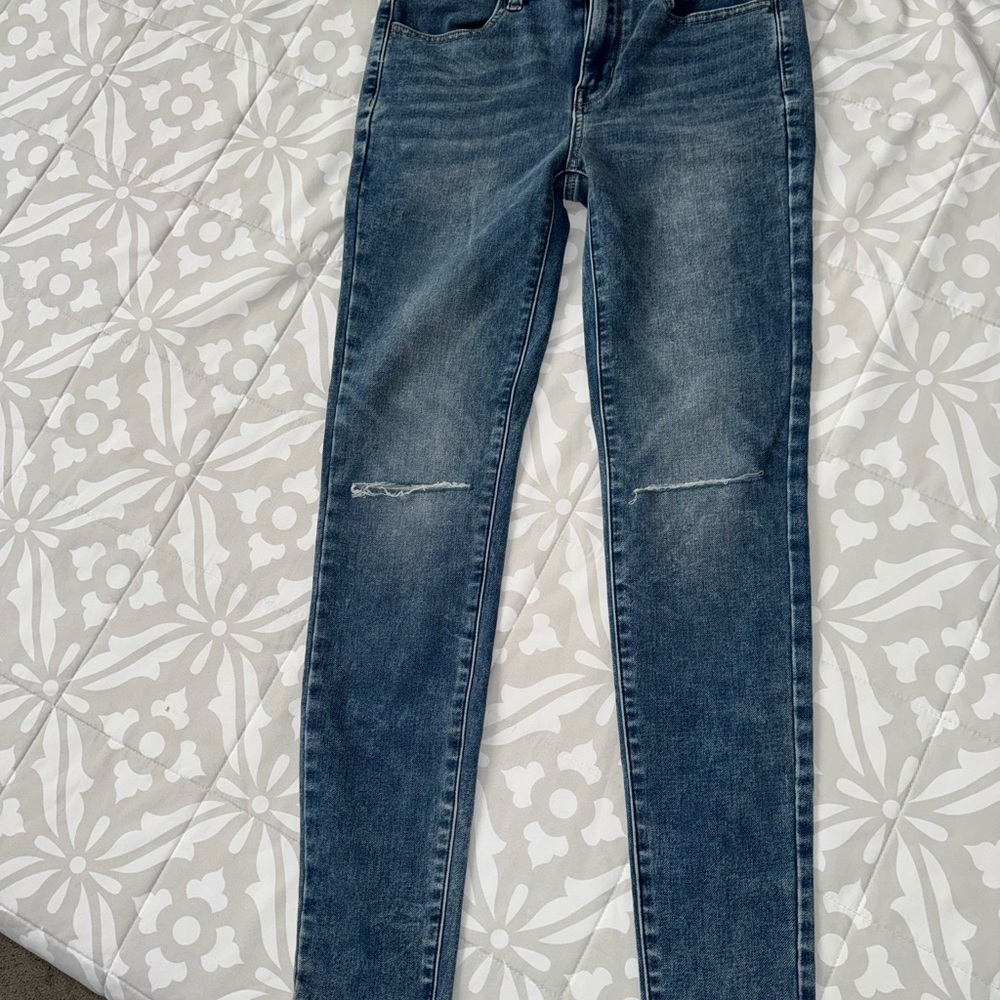 American Eagle Outfitters Dark Blue Skinny Jeans